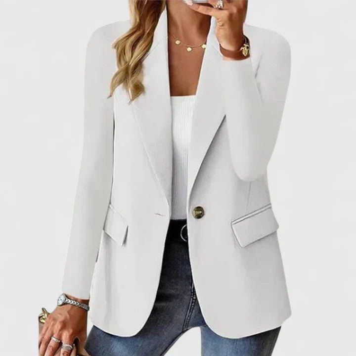 Women's Oversized Blazer - White