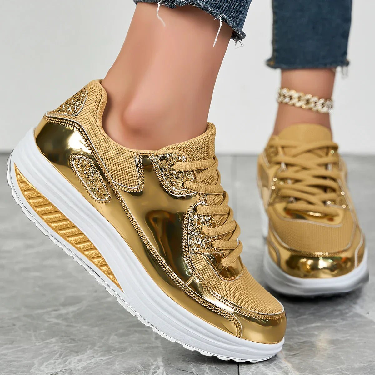 Women's Platform Wedge Sneakers