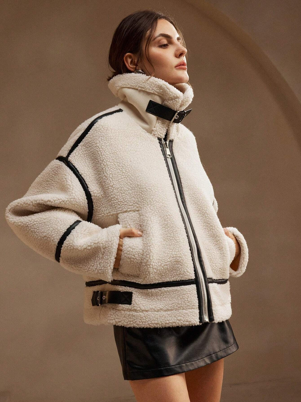 Women's Sherpa Aviator Jacket