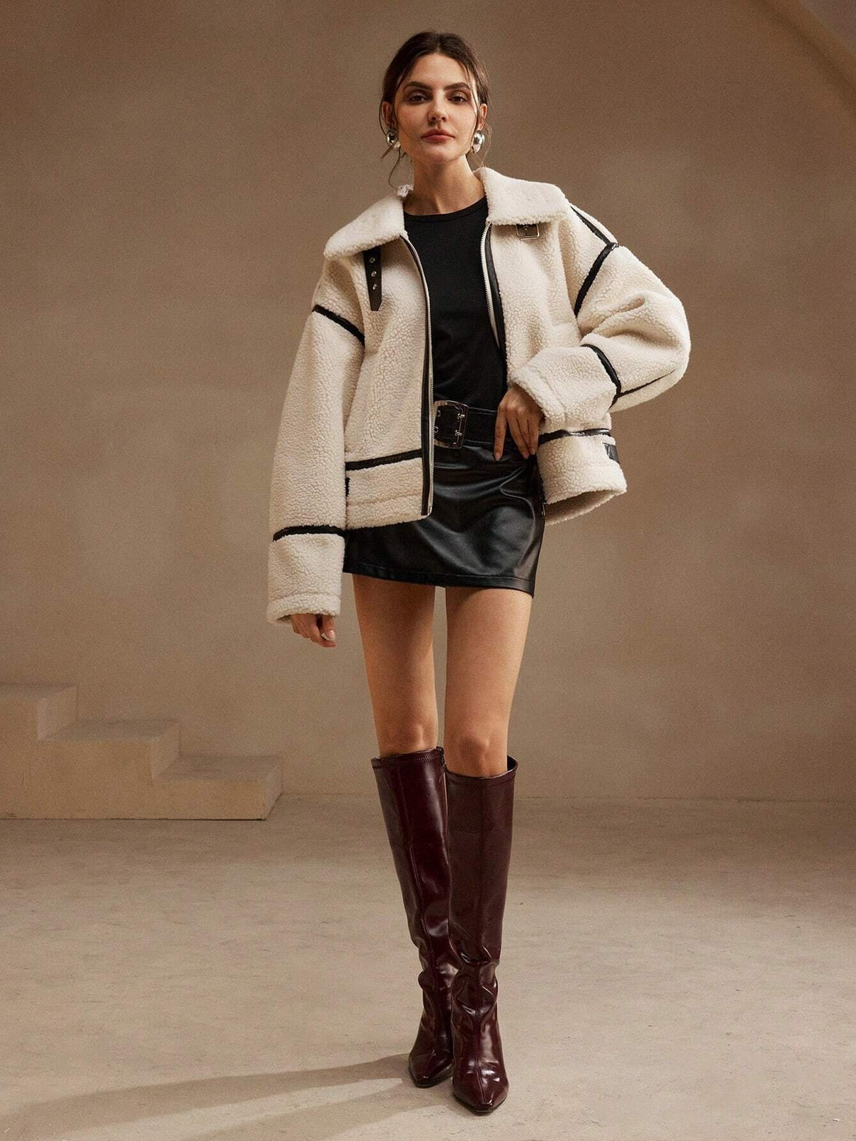 Women's Sherpa Aviator Jacket