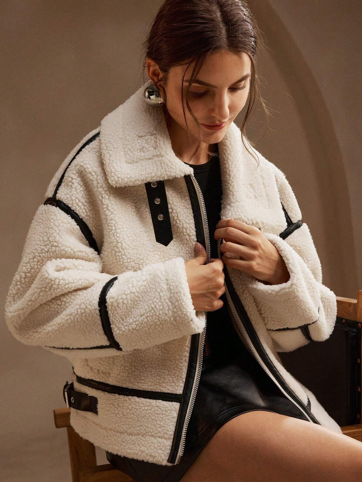 Women's Sherpa Aviator Jacket