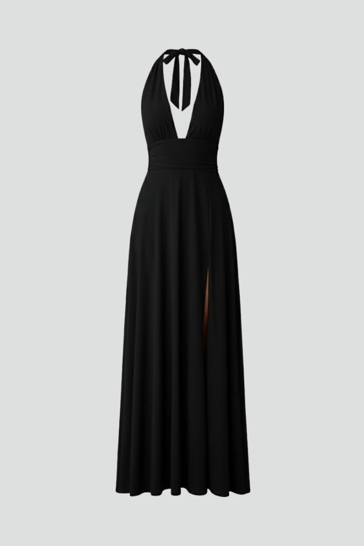 Sleeveless A Line Midi Dress