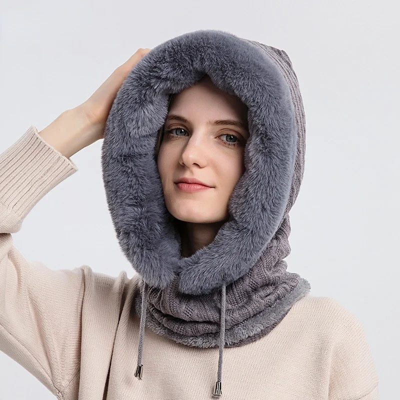 Cassandra Women's Knit Hooded Balaclava 4