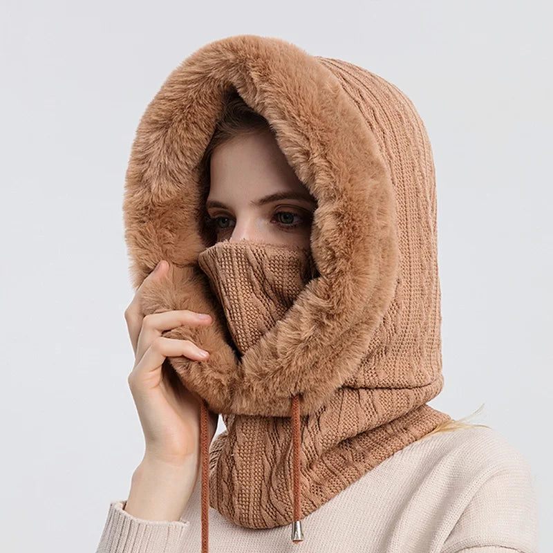 Cassandra Women's Knit Hooded Balaclava 7