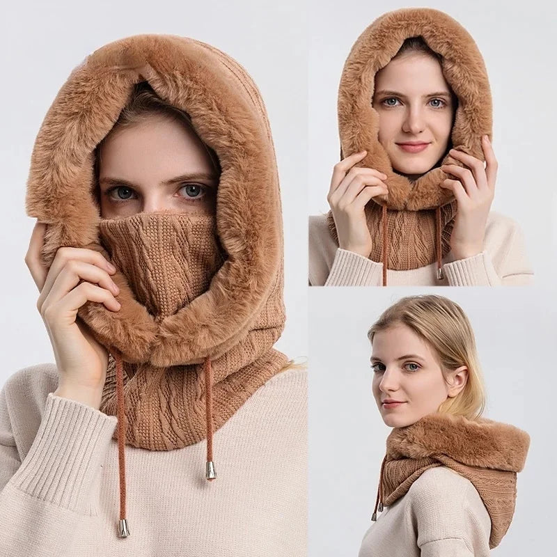 Cassandra Women's Knit Hooded Balaclava 8
