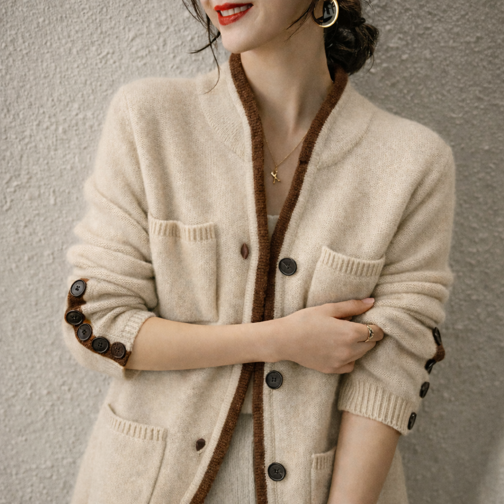 Cassandra Women's Wool Cardigan 1