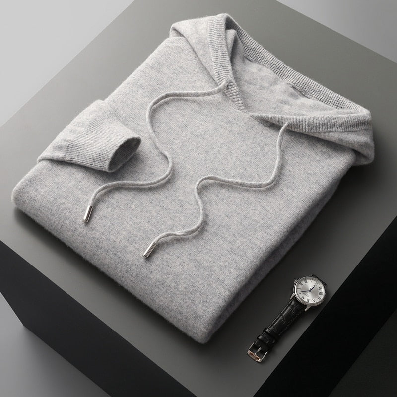 Chloe Unisex Wool Pullover Hoodie 6