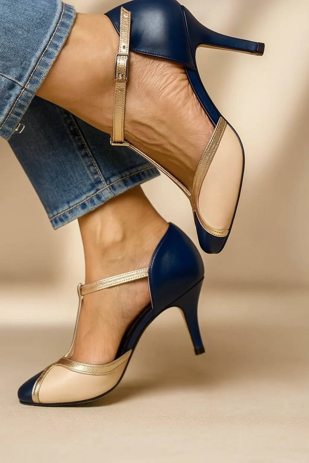 Chloe Women's T-Strap Heels 2