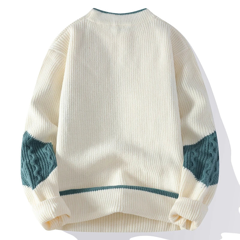 Christopher Men's Cable Knit Pullover Sweater 3