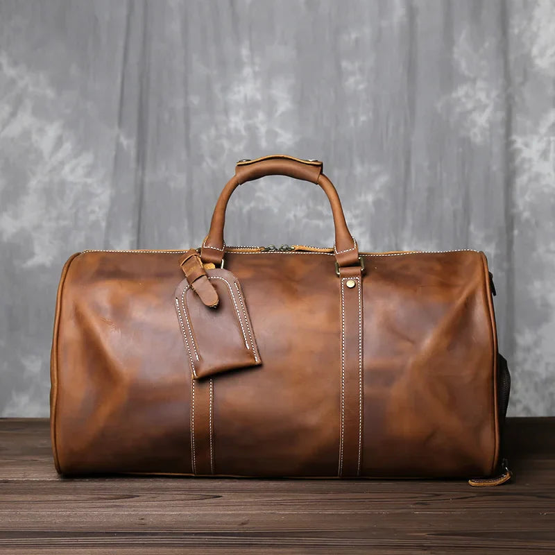 Christopher Men's Leather Duffel Bag 1