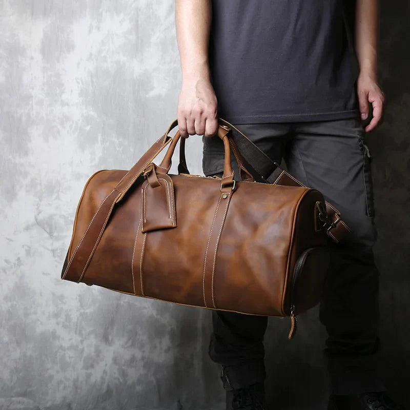 Christopher Men's Leather Duffel Bag 2