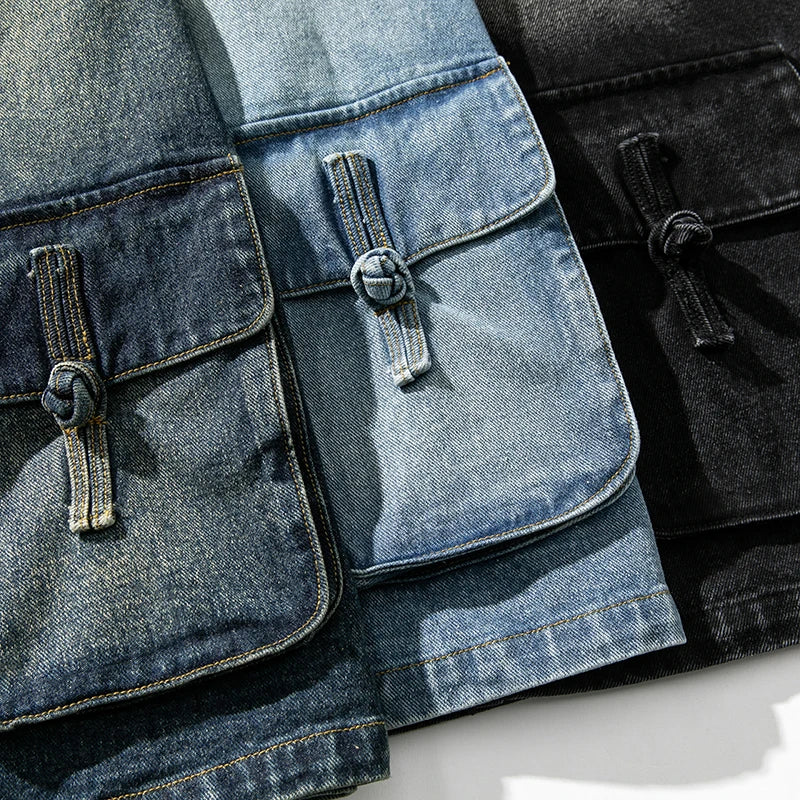 Christopher Men's Oversized Denim Jacket 4