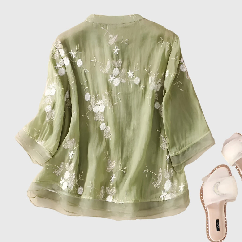 Women's Floral Oversized Blouse
