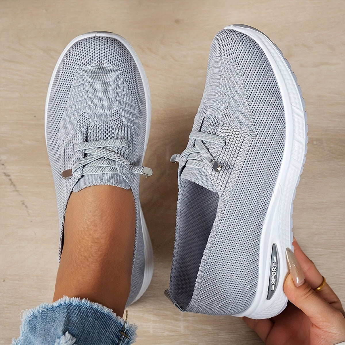 Women's Knit Slip-On Sneakers