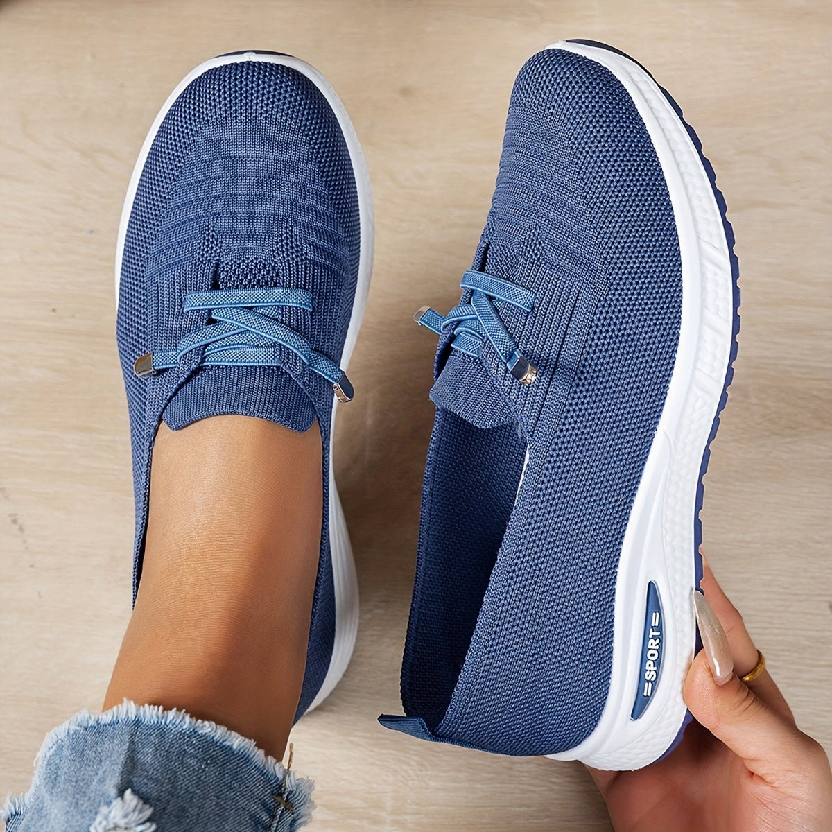 Women's Knit Slip-On Sneakers