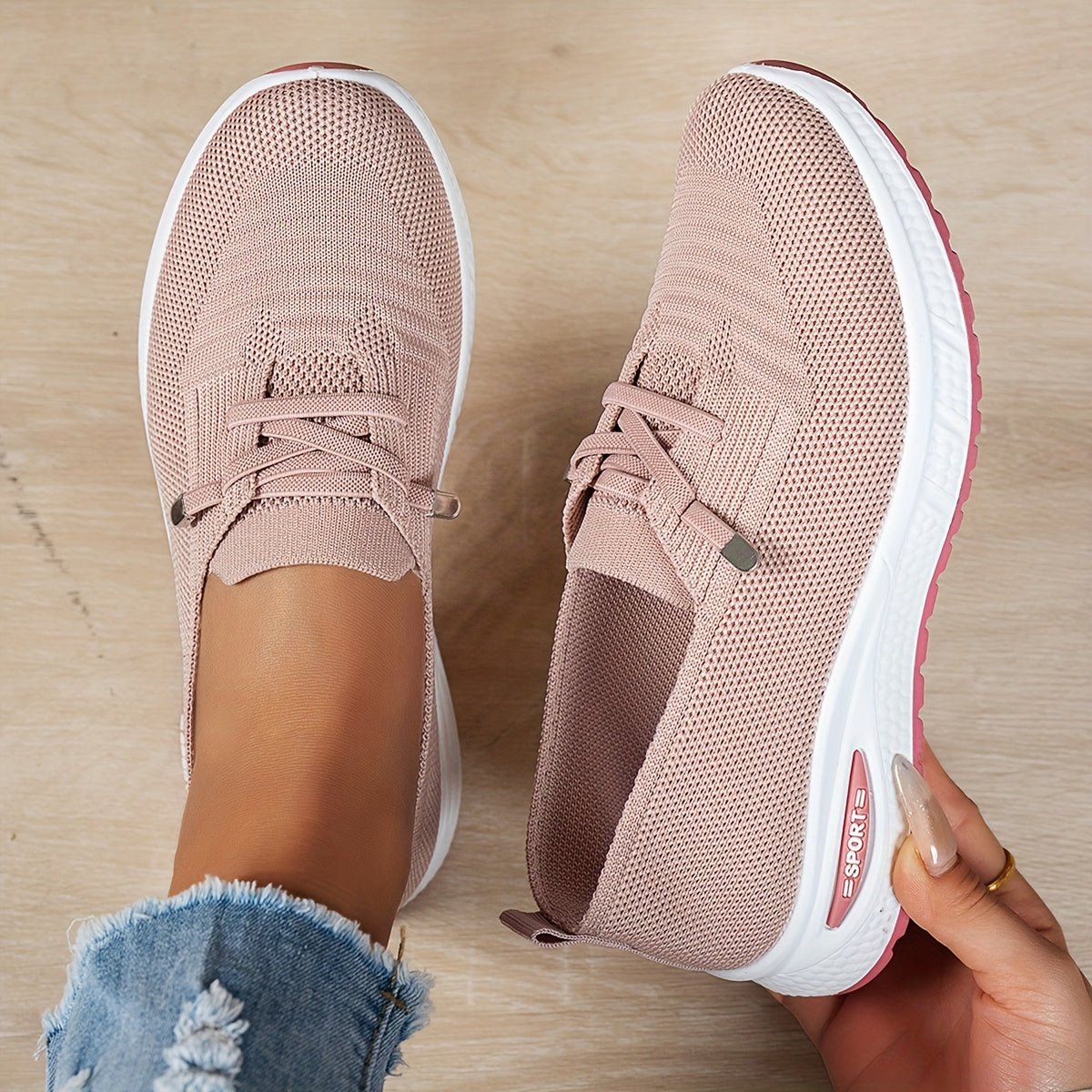 Women's Knit Slip-On Sneakers