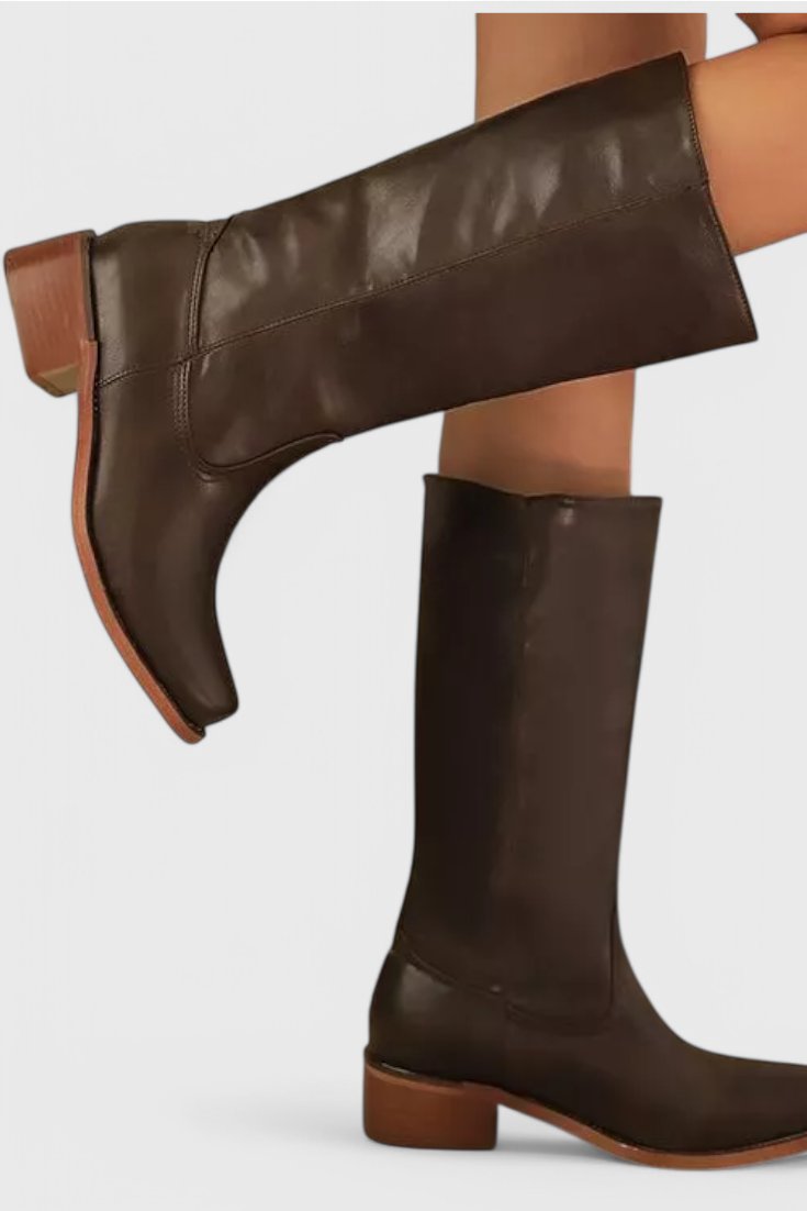Women's Leather Knee-High Boots