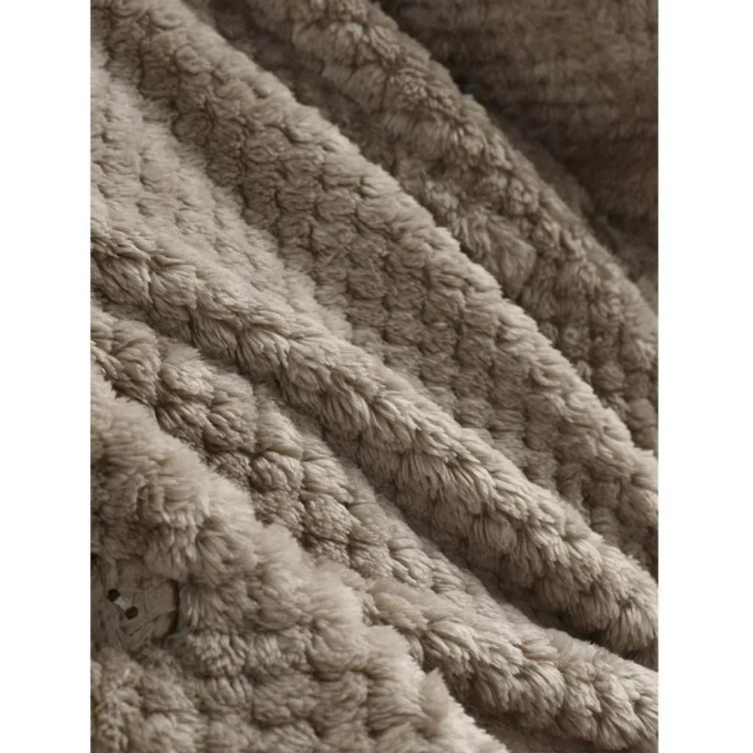 Women's Oversized Corduroy Wool Coat
