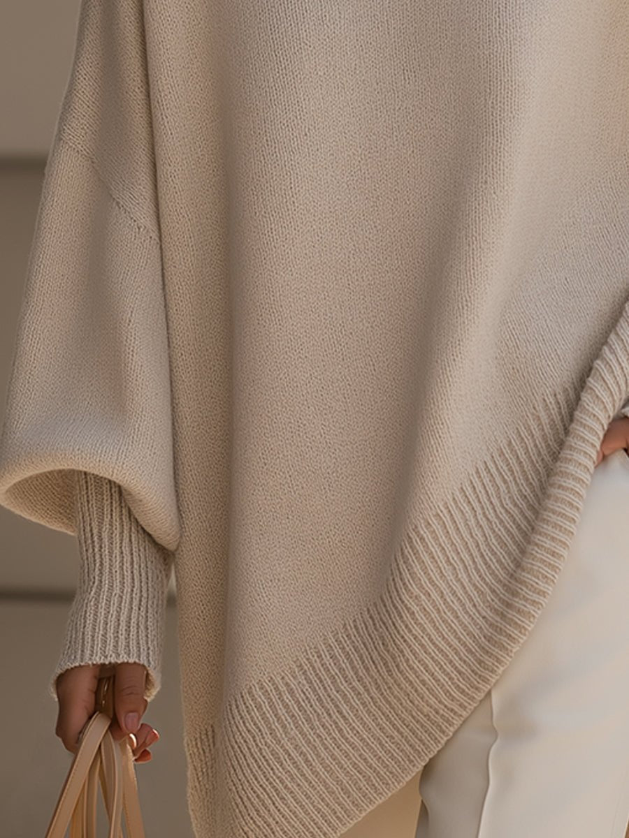 Women's Oversized Poncho Sweater