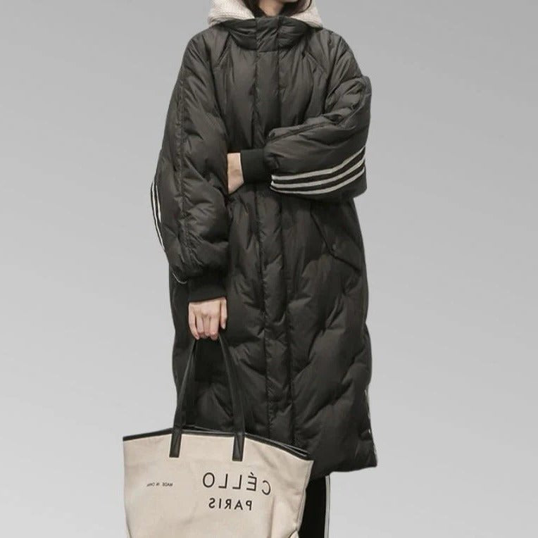 Women's Oversized Puffer Coat - Black