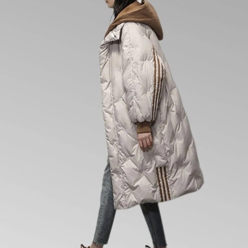 Women's Oversized Puffer Coat - White