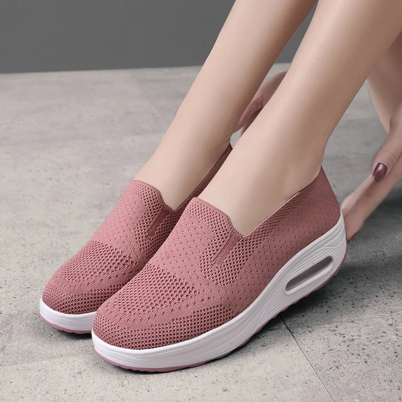 Women's Platform Knit Sneakers
