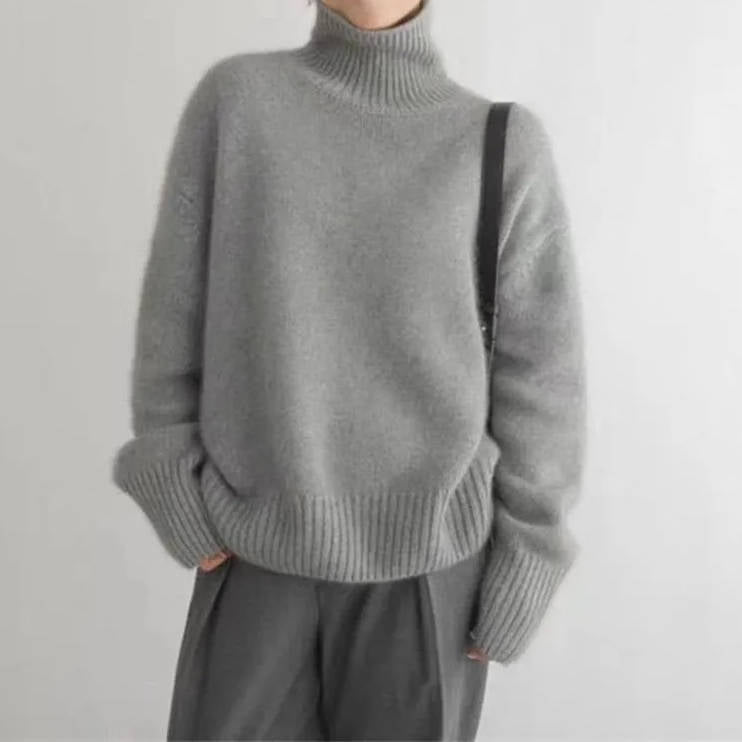 Claire Women's Wool Turtleneck Sweater 10