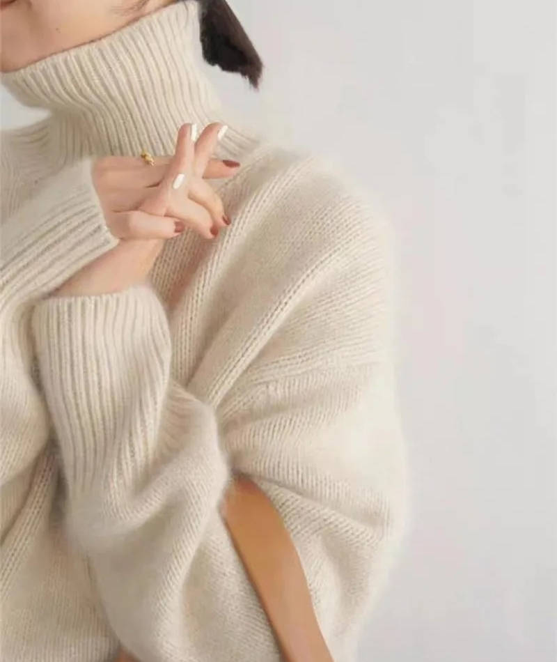 Claire Women's Wool Turtleneck Sweater 7