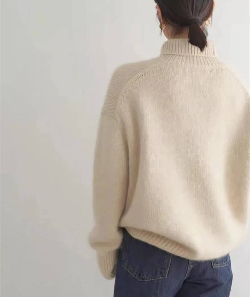 Claire Women's Wool Turtleneck Sweater 8