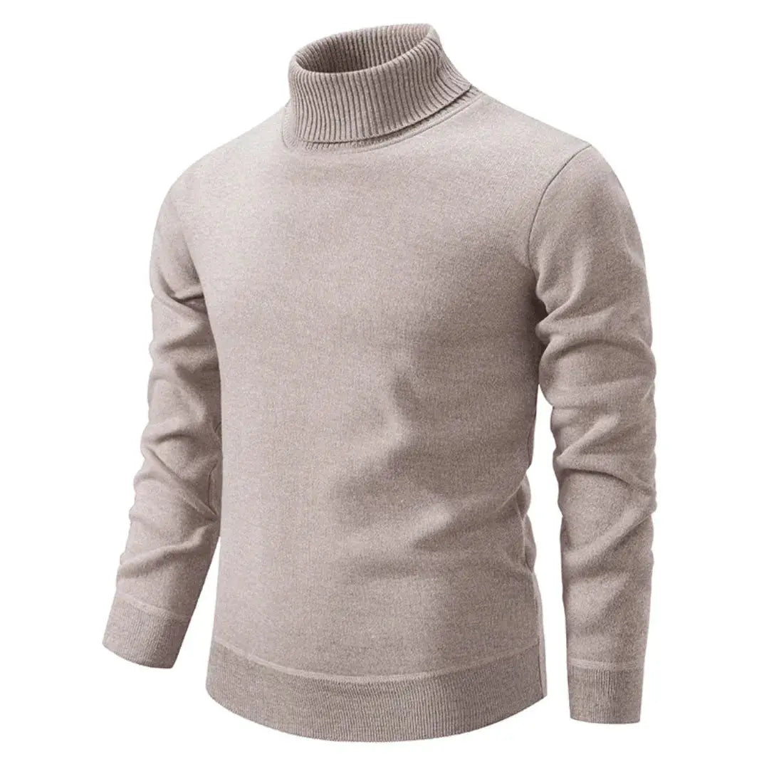 Clarence Men's Ribbed Turtleneck Sweater 2