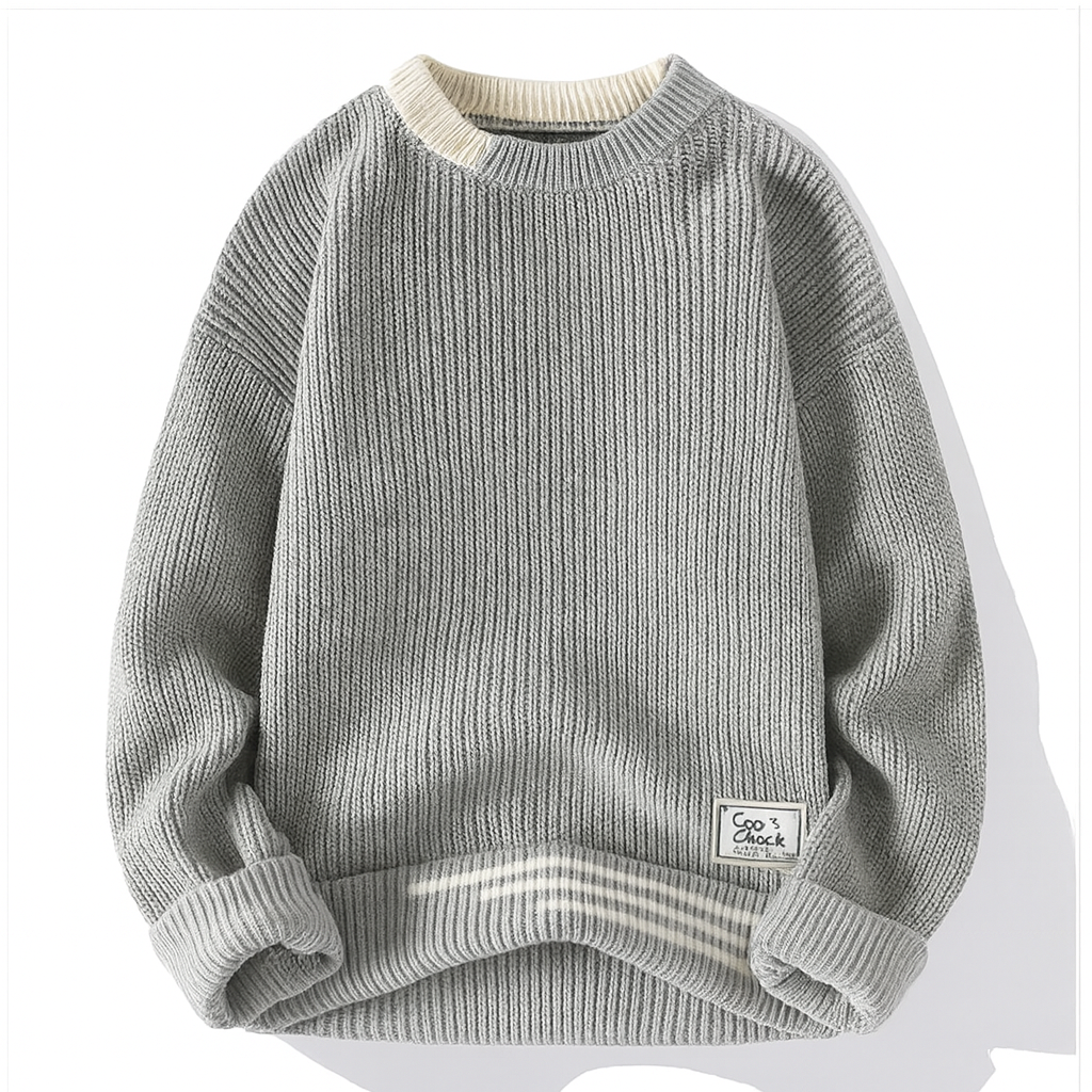 Clement Men's Ribbed Pullover Sweater 2