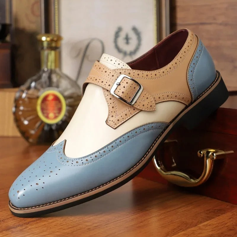 Conrad Men's Leather Wingtip Oxford Shoes 1
