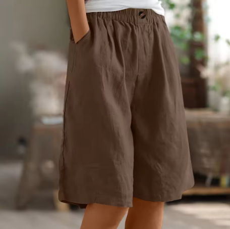 Constance Women's High Waist Wide Leg Shorts 12