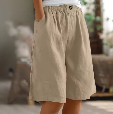 Constance Women's High Waist Wide Leg Shorts 8