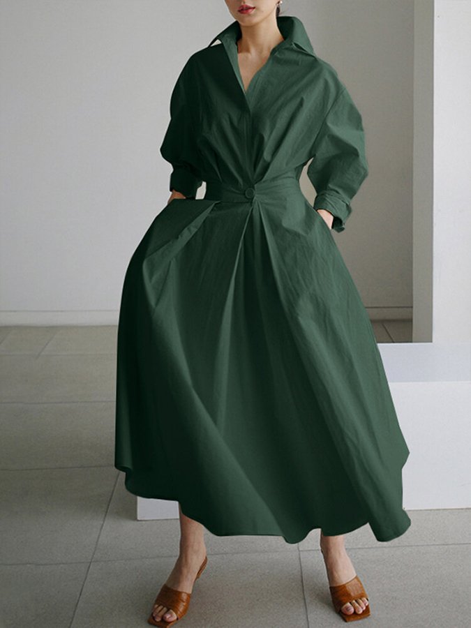 Cressida Women's Cotton Wrap Midi Dress 7