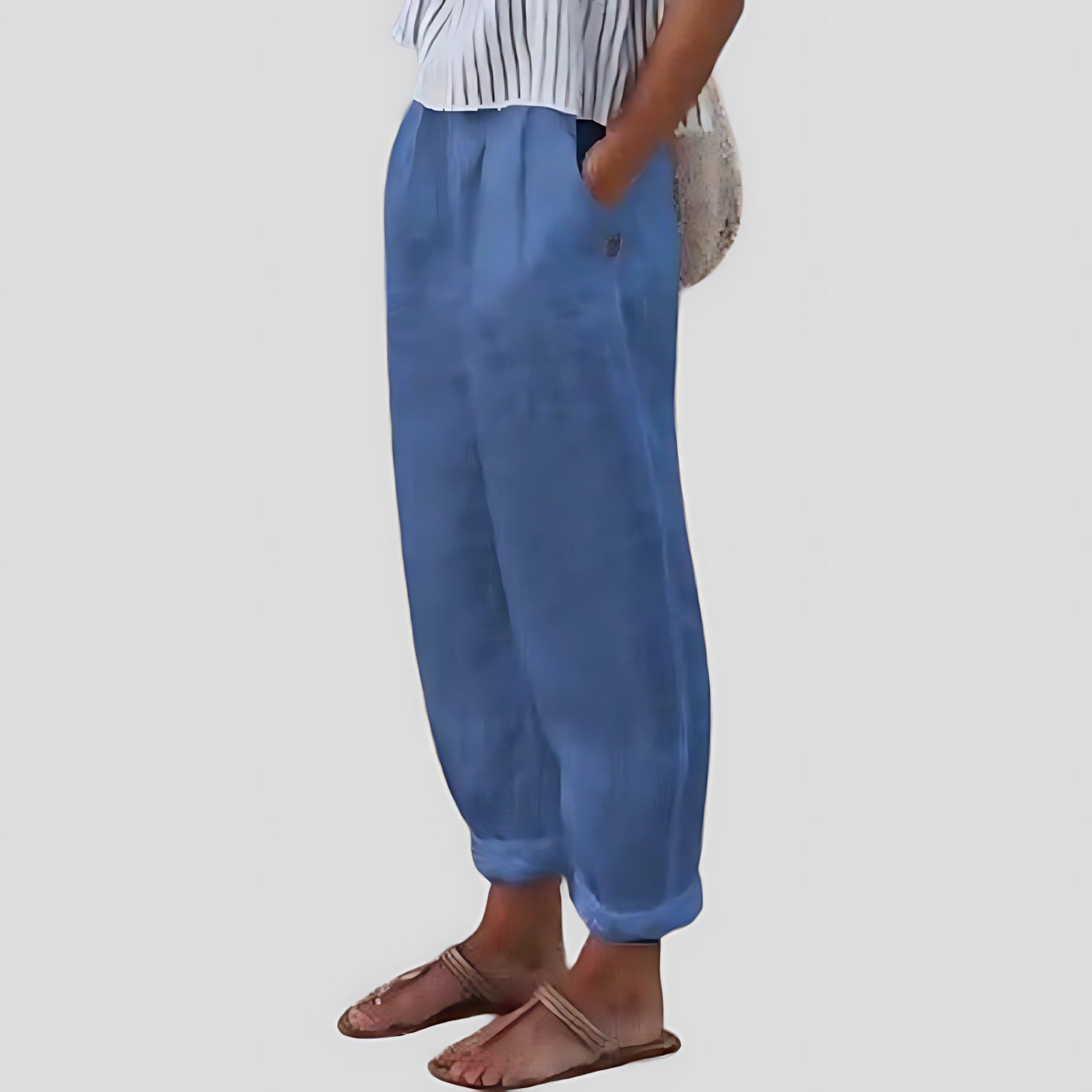 Cropped Tapered Pants
