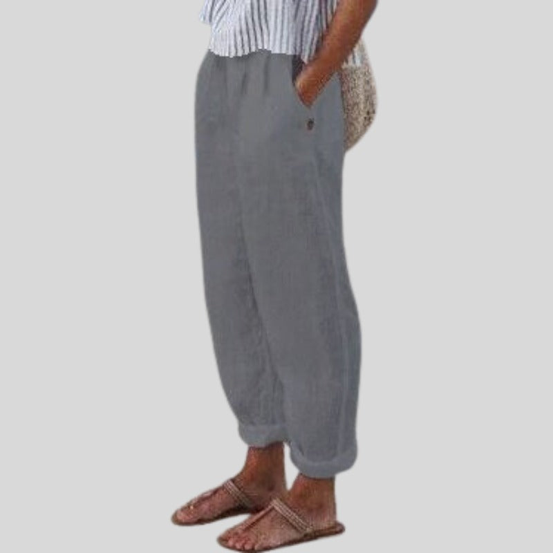 Cropped Tapered Pants