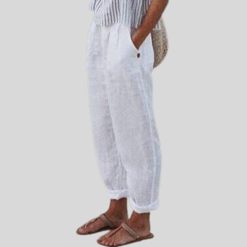 Cropped Tapered Pants