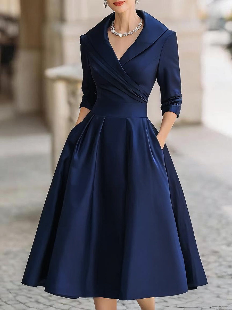Delphine Women's Wrap Midi Dress 1