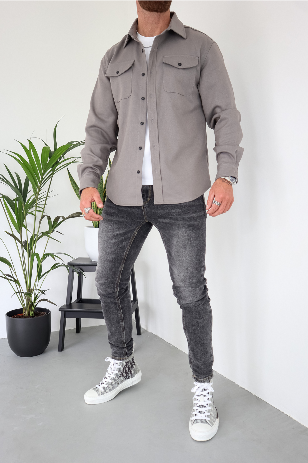 Derek Men's Cotton Shirt Jacket 10