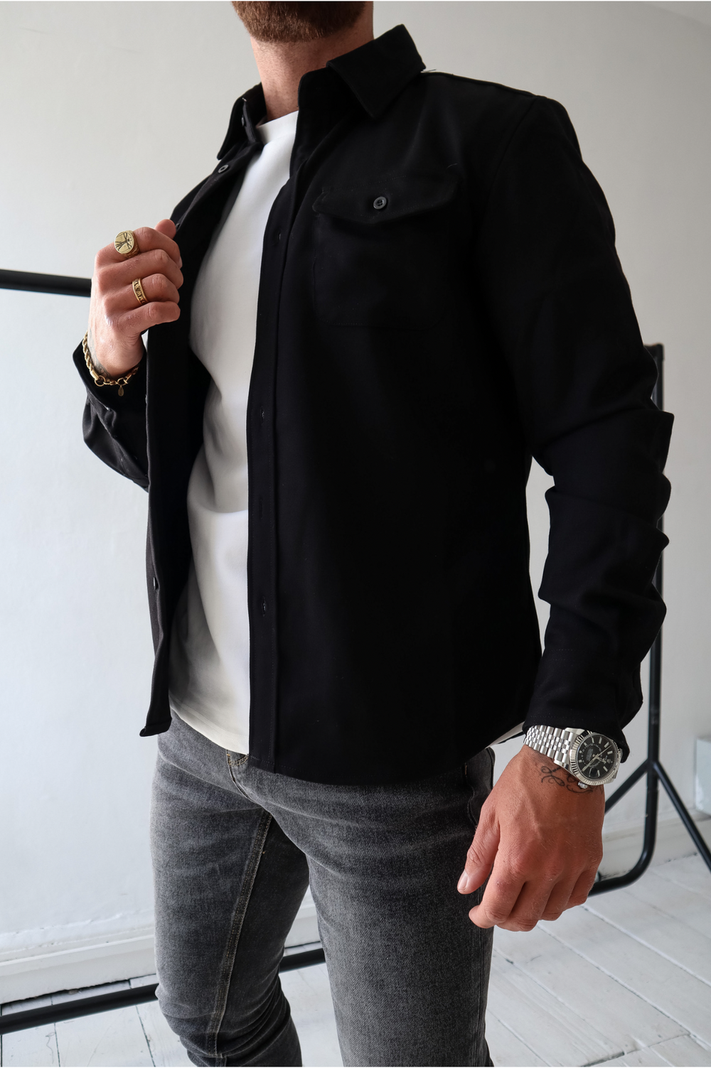 Derek Men's Cotton Shirt Jacket 3