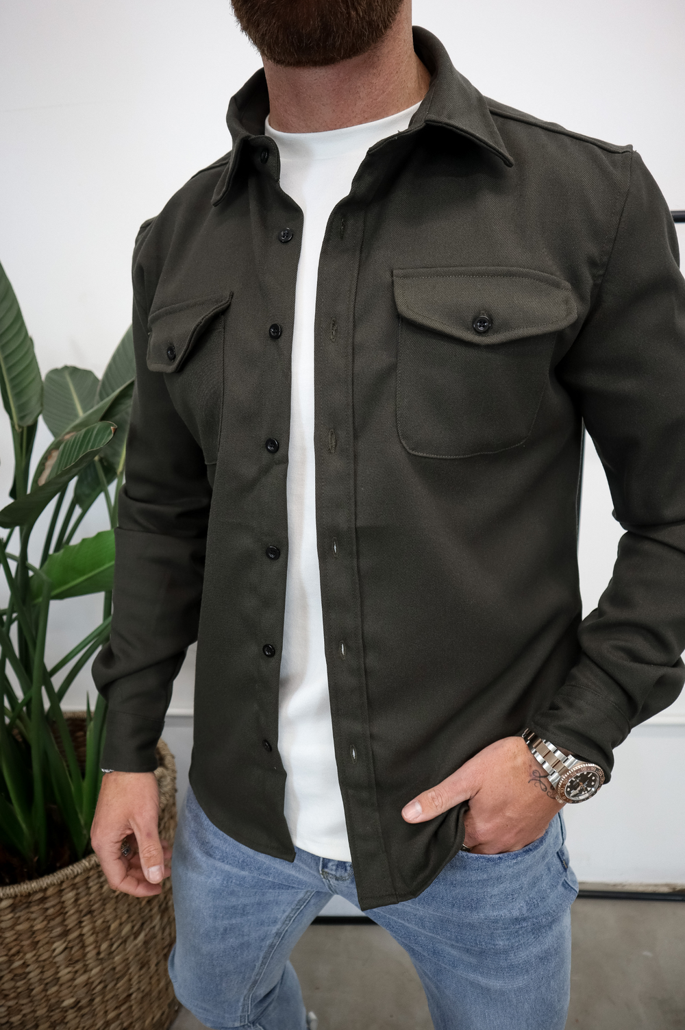 Derek Men's Cotton Shirt Jacket 7
