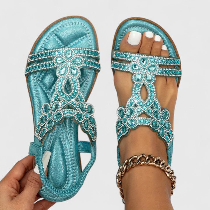 Edith Women's Embellished Flat Sandals 3