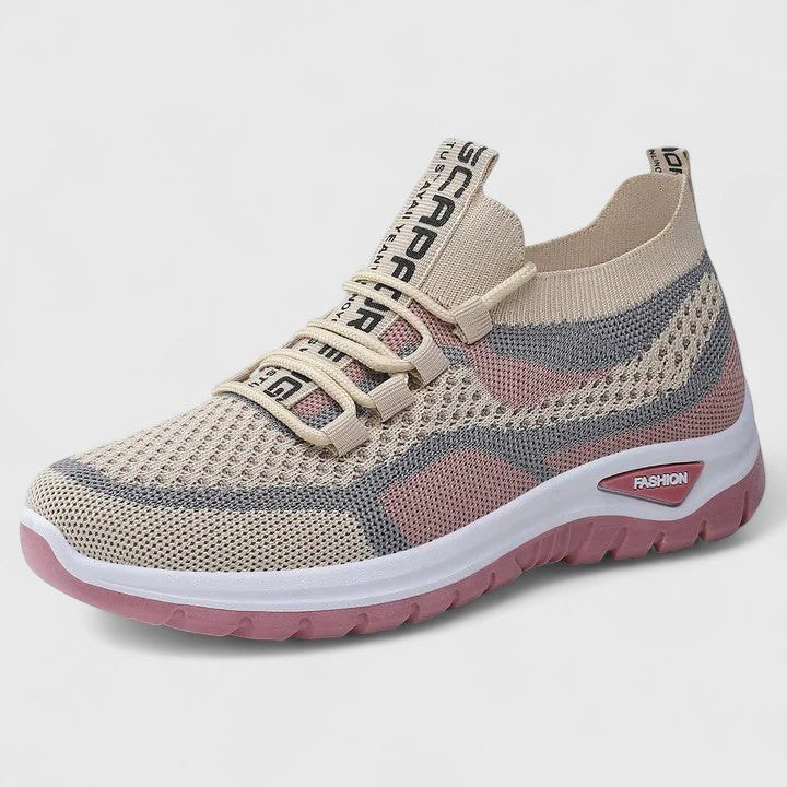 Women's Knit Sneakers - Khaki