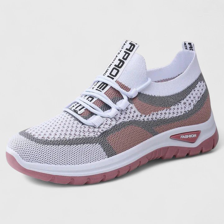 Women's Knit Sneakers - Pink