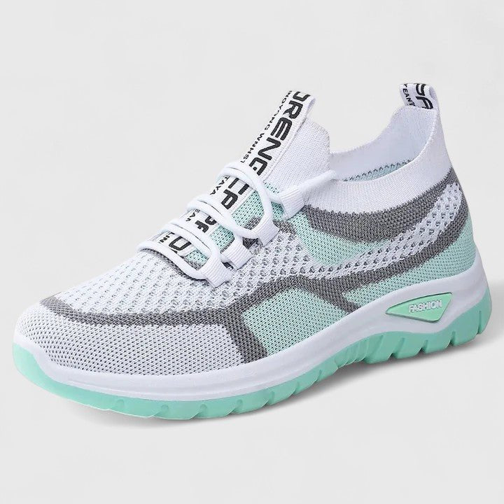 Women's Knit Sneakers - Green