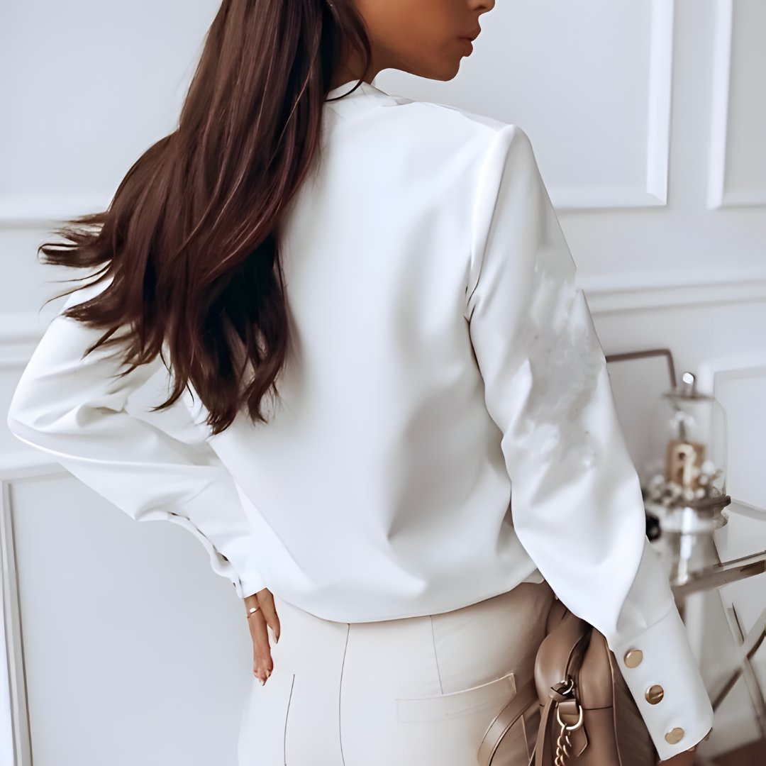 Women's Oversized Satin Blouse