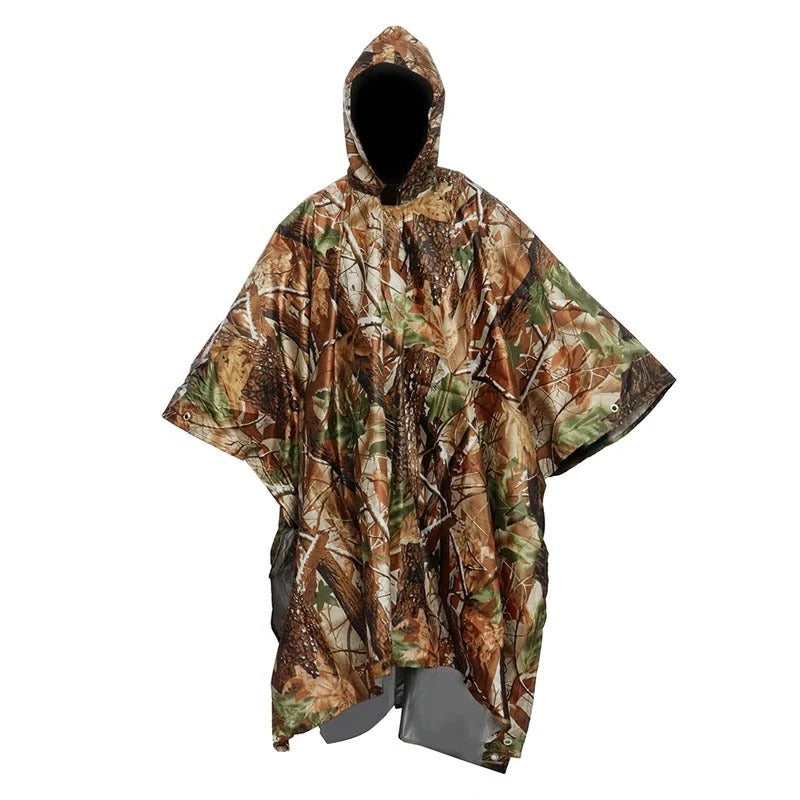 Elena Unisex Waterproof Hooded Rain Poncho 3
