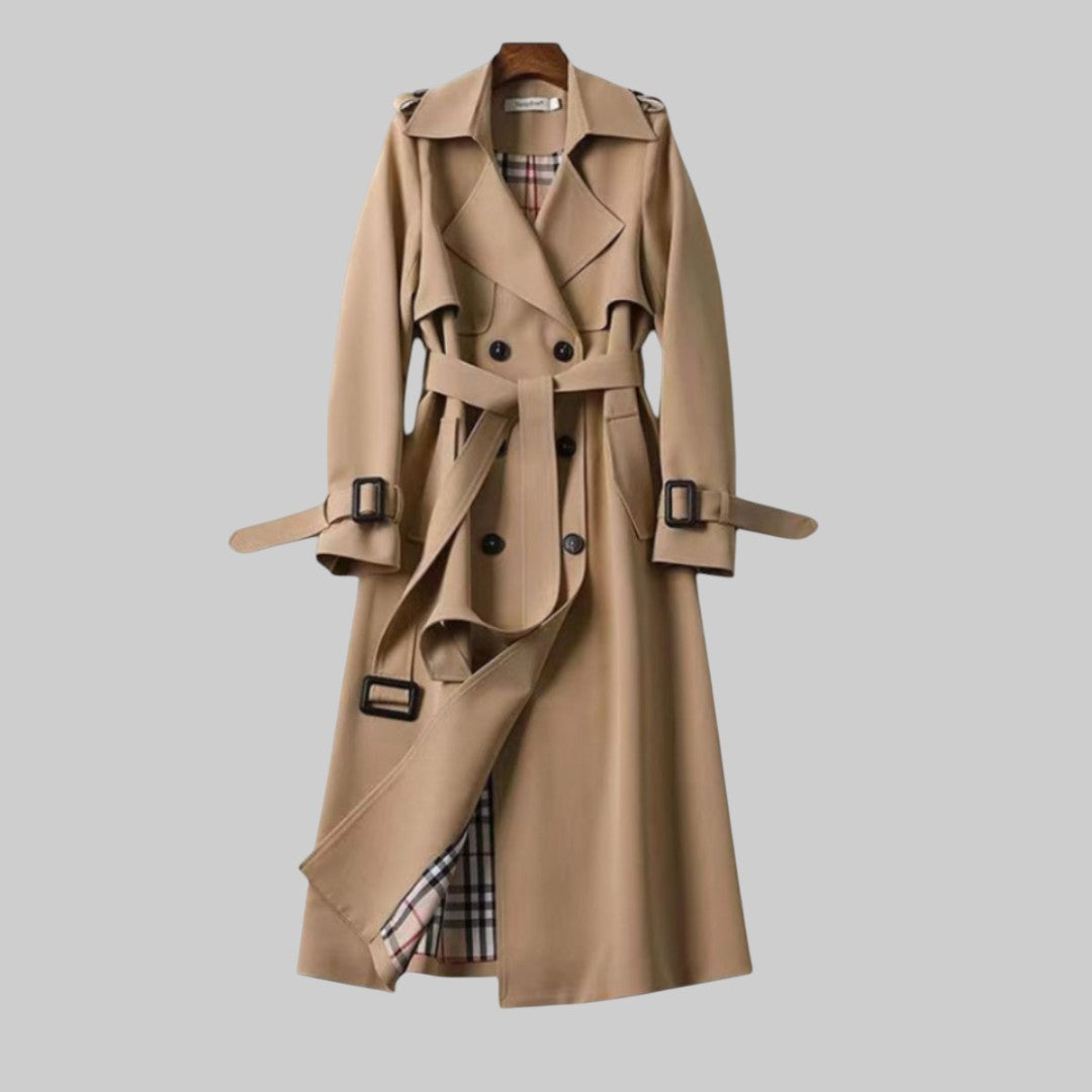Eliza Women's Double Breasted Trench Coat 1