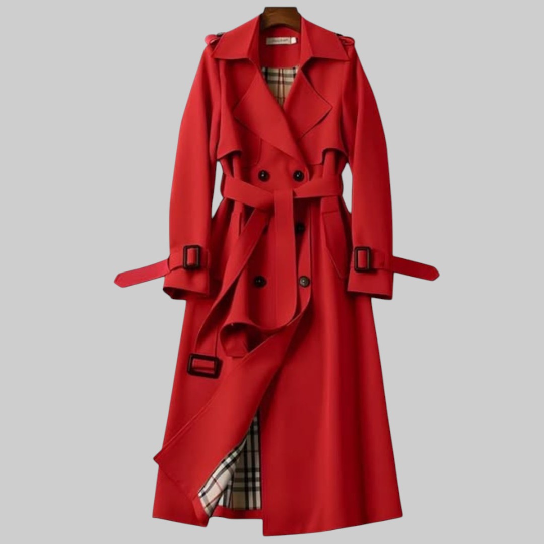Eliza Women's Double Breasted Trench Coat 2